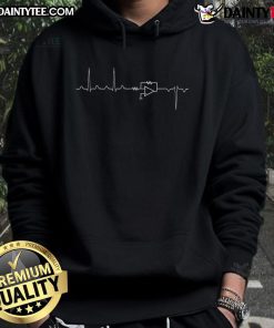 Good Electrical Engineering Heartbeat Inverter Hoodie design featuring a stylish graphic for tech enthusiasts.