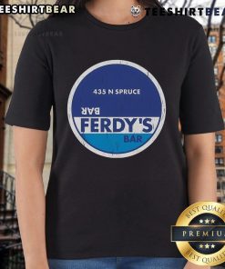 Good Ferdy's Bar Ladies Tee featuring stylish design, located at 435 N Spruce, perfect for casual outings and events.