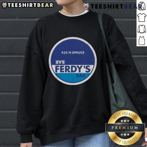 Good Ferdy's Bar sweatshirt featuring a stylish design, located at 435 N Spruce, perfect for fashion enthusiasts.