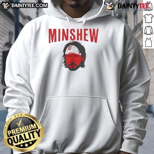 Alt Text: Good Gardner Minshew Kansas City Chiefs NFL football hoodie featuring a big face design for fans.