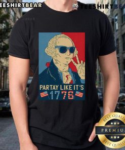 Good George Washington Party Like Its 1776 T-Shirt featuring a vintage design celebrating American independence.