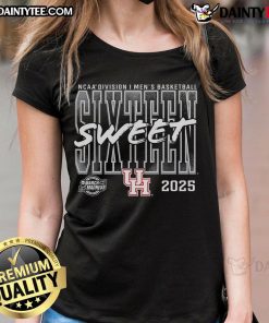Good Houston Cougars 2025 NCAA Men's Basketball Tournament March Madness Sweet 16 ladies tee shirt design