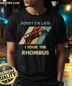 Good I Took The Rhombus Math Nerd T-Shirt featuring a playful rhombus graphic and math-themed design for math enthusiasts.