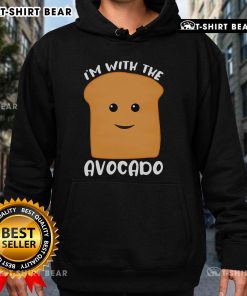 Trendy avocado toast hoodie featuring a fun design, perfect for food lovers and cozy casual wear.