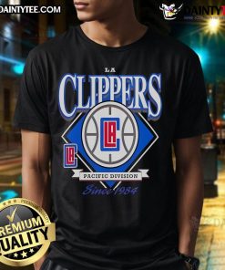 Good Los Angeles Clippers Pacific Division Since 1984 T-Shirt featuring team colors and logo, perfect for fans.
