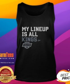 Good Los Angeles Kings My Lineup tank top featuring bold team graphics, perfect for fans supporting their favorite NHL team.