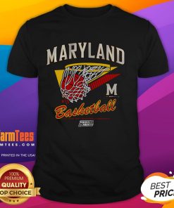 Good Maryland Basketball 2025 March Madness T-Shirt featuring team colors and logo, perfect for fans celebrating the tournament.
