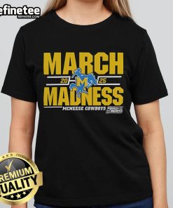 Good McNeese Cowboys 2025 March Madness D1 Men's Basketball ladies tee, featuring team colors and logo design.
