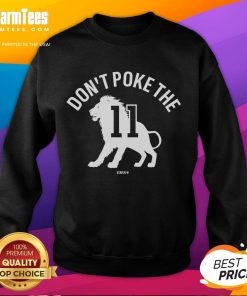 Good Micah Parsons Don't Poke the Lion Sweatshirt featuring bold graphics and a comfortable fit for fans.
