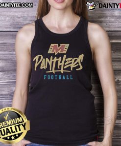 Stylized text tank top featuring Good Michigan Panthers design, perfect for fans and casual wear.