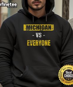 Good Michigan Vs Everyone hoodie showcasing the Michigan Revenge Tour design, perfect for fans of the Wolverines.