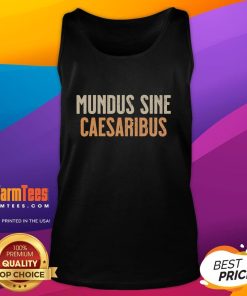 Good Mundus Sine Caesaribus tank top featuring a unique design and comfortable fit, perfect for casual wear.