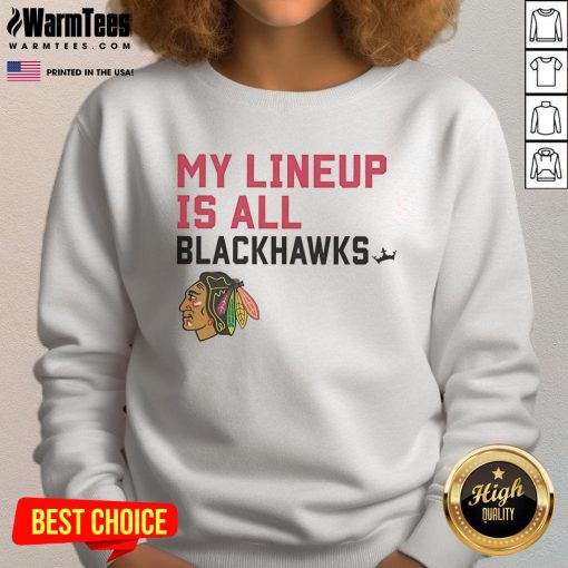 Chicago Blackhawks logo sweatshirt showcasing team pride and style for fans of the NHL Chicago Blackhawks.