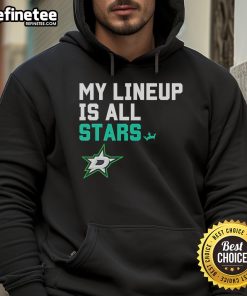 Alt Text: Dallas Stars logo hoodie featuring stylish design and team colors - perfect for fans of the Dallas Stars.