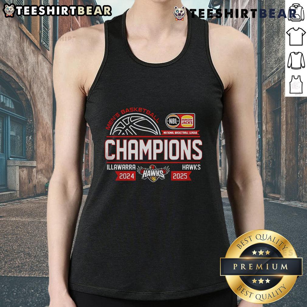 Good Nbl25 Championship Series Illawarra Hawks Men'S Basketball Tank Top Men's basketball tank top featuring Illawarra Hawks logo from Good NBL25 Championship Series, perfect for fans.