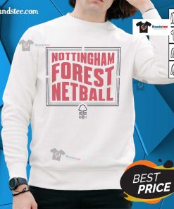 Good Nfn Junior Notting Ham Forest netball sweatshirt featuring vibrant colors and comfortable design for young athletes.
