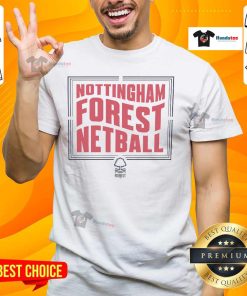 Good Nfn Junior Notting Ham Forest Netball T-Shirt featuring vibrant colors and team logo for young netball enthusiasts.