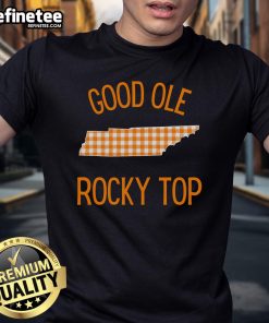Good Ole Rocky Top Tennessee Buffalo Plaid T-Shirt featuring a classic plaid design perfect for casual wear.