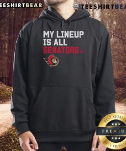 Good Ottawa Senators My Lineup Hoodie featuring team colors and logo, perfect for fans showing their support.