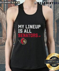 Good Ottawa Senators My Lineup Tank Top featuring team colors and logo, perfect for fans and summer sports activities.