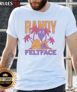 Good Randy Feltface Palm Tree T-Shirt featuring a vibrant design with palm trees and a fun, colorful aesthetic.