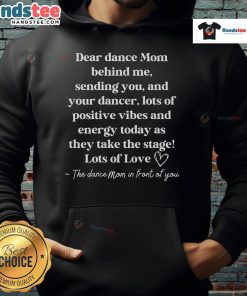 Good Retro Dear Dance Mom hoodie design featuring a stylish graphic, perfect for dance moms and retro fashion lovers.