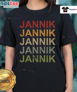 Good Retro Jannik Personalized Ladies Tee featuring stylish design and comfortable fit for everyday wear.