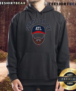 Good Spencer Strider Stride or Die Beard Hoodie featuring a stylish design for casual wear enthusiasts.