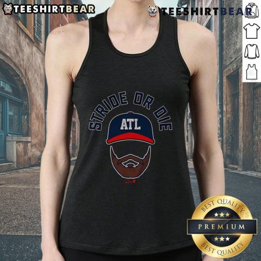 Good Spencer Strider Stride or Die Beard Tank Top featuring a bold graphic design, perfect for casual wear and fans.
