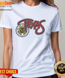 Good Texas Athletic Urban Logo Ladies Tee featuring a stylish design perfect for active women in Texas.