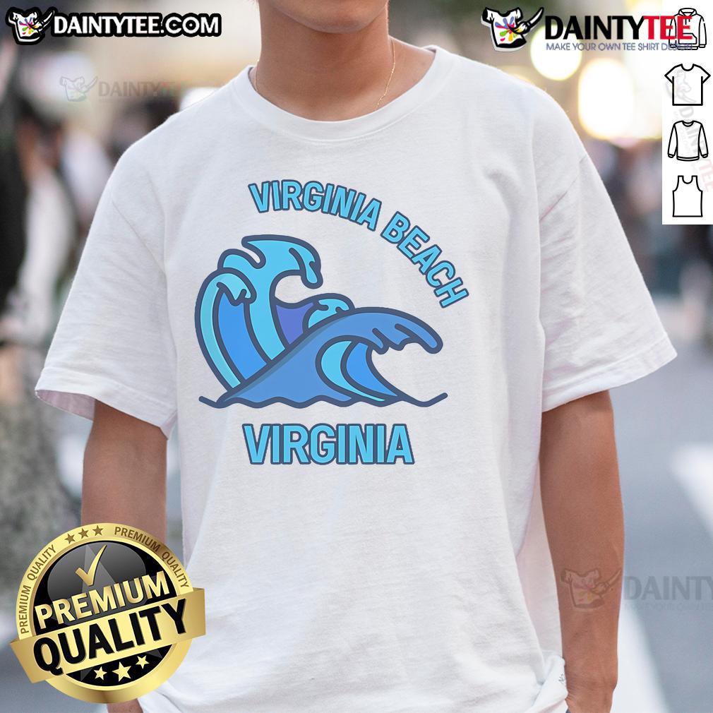 Good Virginia Beach Virginia Pocket Wave T Shirt Good Virginia Beach Virginia Pocket Wave T-Shirt featuring a stylish wave design, perfect for beach lovers and casual wear.