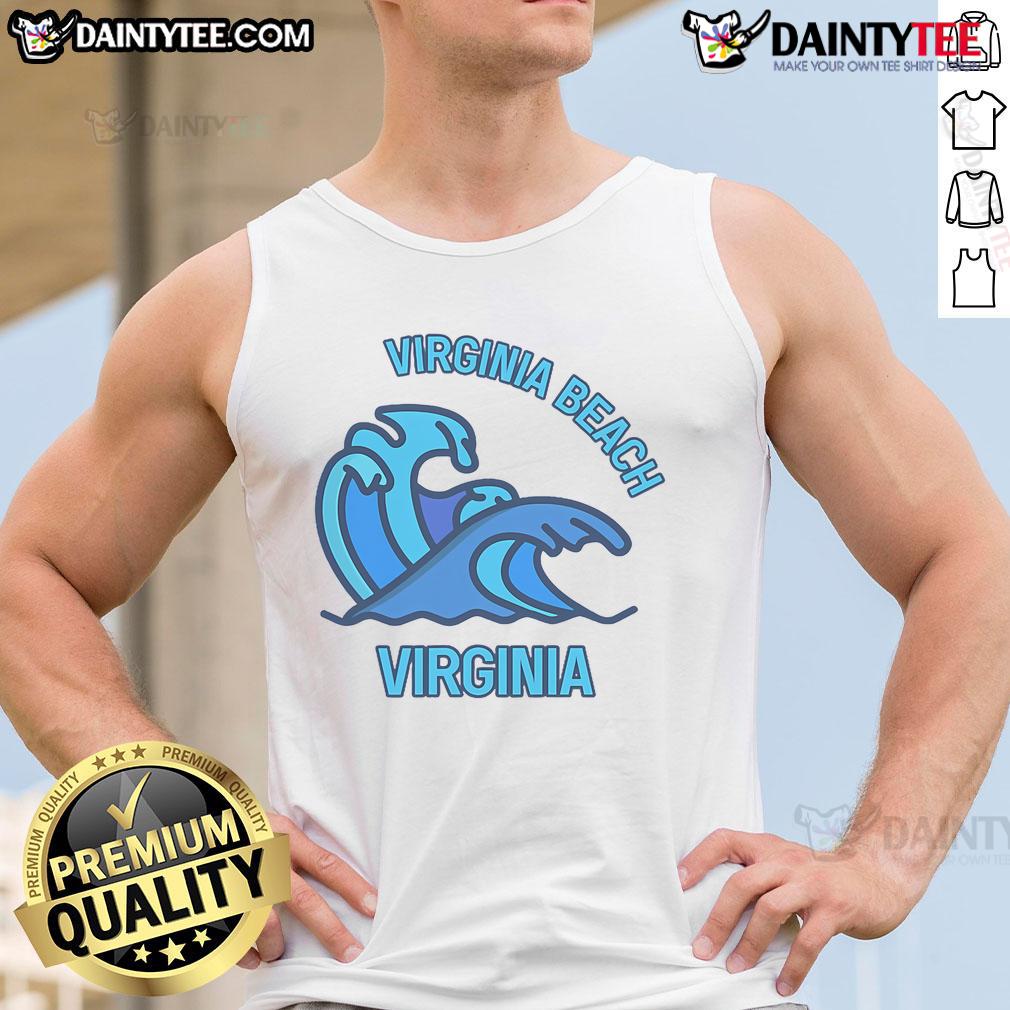 Good Virginia Beach Virginia Pocket Wave Tank Top Good Virginia Beach Virginia Pocket Wave Tank Top featuring a stylish wave design perfect for summer wear.