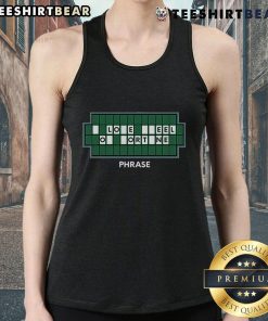 Good Wheel Lovers and Word Game of Fortune tank top featuring a fun graphic design for game enthusiasts and fashion lovers.