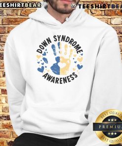 Good World Down Syndrome Day hoodie promoting Down Syndrome awareness with vibrant design and inclusive message.
