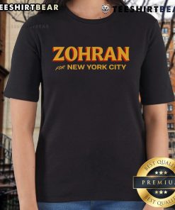 Good Zohran for New York City ladies tee featuring a stylish design and vibrant colors, perfect for urban fashion.