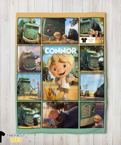 Hank And Trash Truck Friend Blanket Fleece Customized Blanket