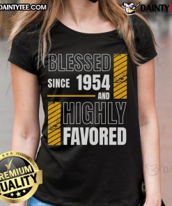 Happy 70th Birthday Blessed Football Fan Birthday Ladies Tee featuring vibrant colors and football-themed design.
