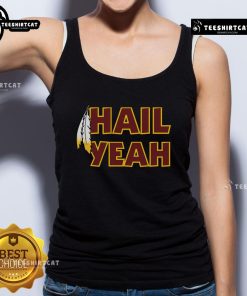 Happy Hail Yeah Feathers Washington Football tank top in vibrant colors, perfect for game day and fans of the team.