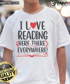 Happy World Book Day T-Shirt featuring 'It's A Good Day To Read A Book' design, perfect for book lovers and readers.