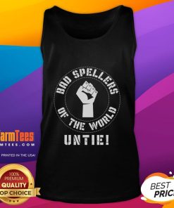 Hot Bad Spellers of the World Untie Tank Top showcasing a stylish design perfect for casual summer wear.