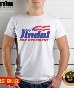 Hot Bobby Jindal For President T-Shirt featuring bold graphics and vibrant colors, perfect for supporters of Jindal's campaign.