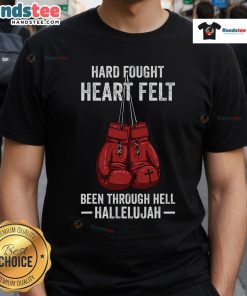 Hot Brandon Hard Fought Hallelujah Praise Jesus Lake T-Shirt featuring vibrant graphics and a comfortable fit for casual wear.