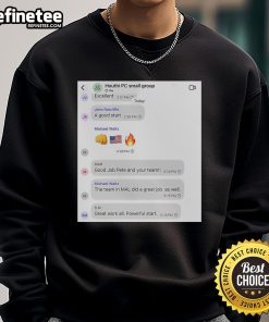 Hot Houthi PC small group text sweatshirt featuring bold graphics in a stylish design, perfect for casual wear.