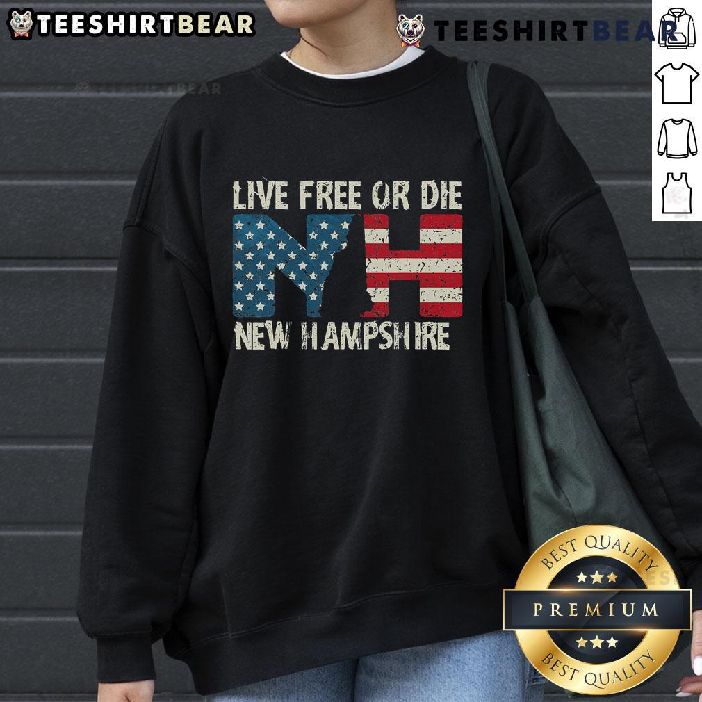 Hot New Hampshire Patriotic Live Free Or Die Sweatshirt Hot New Hampshire Patriotic Live Free or Die Sweatshirt featuring bold graphics and comfortable design.