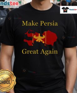 Hot Nowruz Iran Make Persia Great Again T-Shirt design featuring vibrant colors and festive Persian motifs.