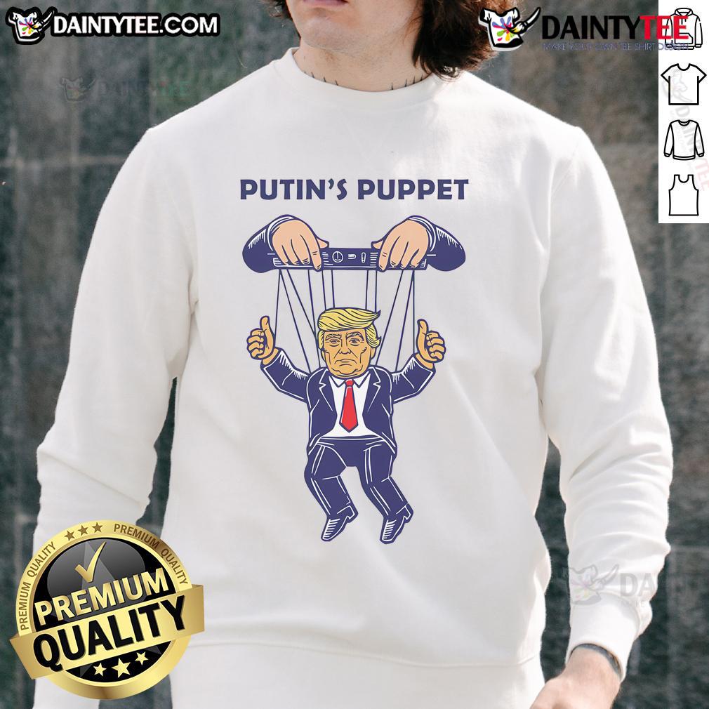 Hot Putins Puppet Trump Is A Russian Asset Sweatshirt Hot Putins Puppet Trump is a Russian asset sweatshirt featuring bold text and graphic design, perfect for political statements.