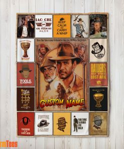 Indiana Jones Raiders Of The Lost Ark Adventure Blanket Fleece Customized Blanket