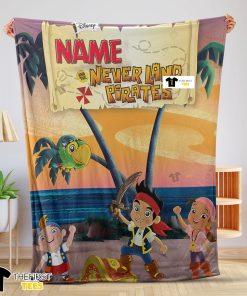 Jake And The Never Land Pirates Blanket Fleece Customized Blanket
