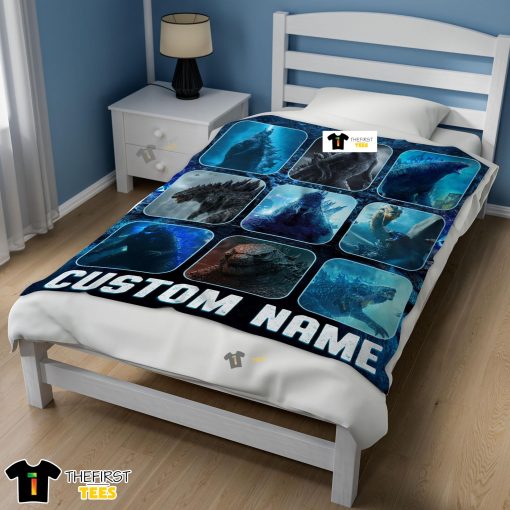 King Of The Monsters Godzilla Blanket Fleece Customized Blanket