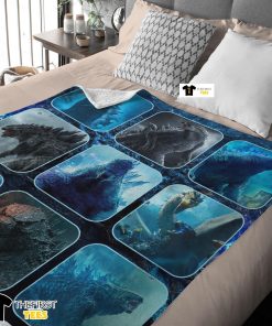 King Of The Monsters Godzilla Blanket Fleece Customized Blanket